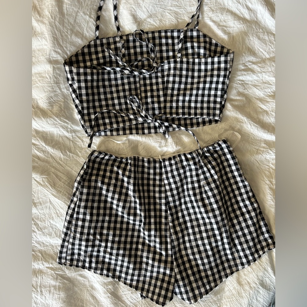 Gingham Skort Set - image 4